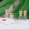 100 Pieces 1ml Small Mini Glass Bottles Jars with Cork Stoppers Tiny Vials for DIY Art Crafts Wedding Favors